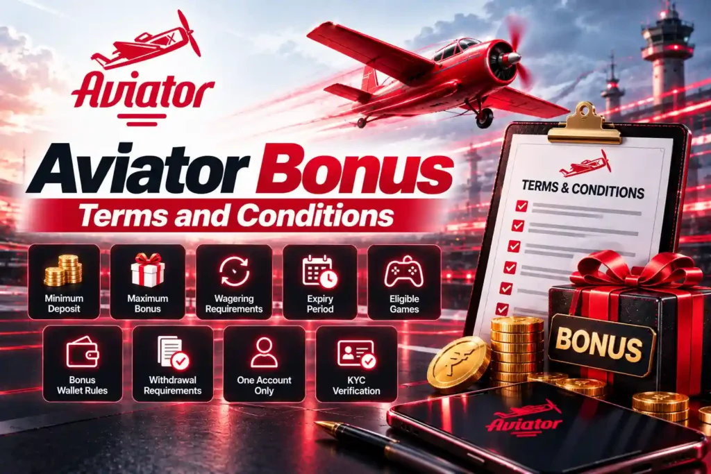 Aviator Bonus terms